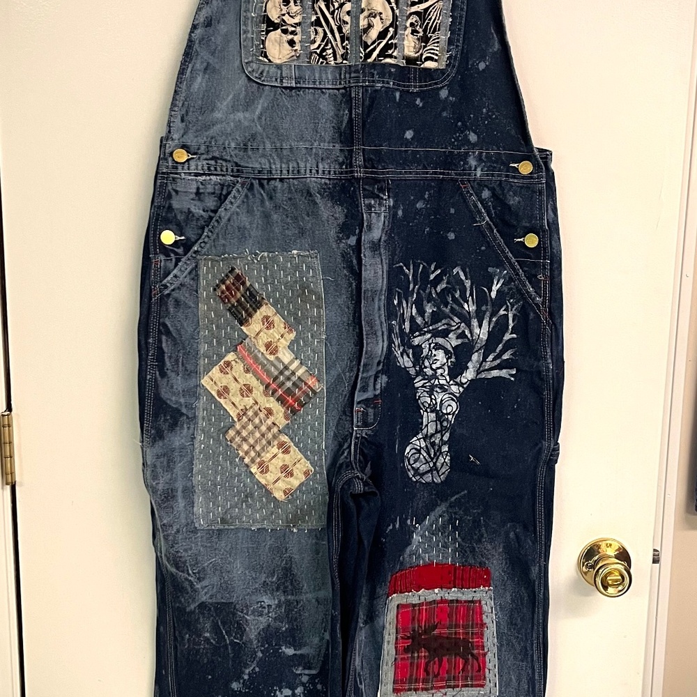 Upcycled Dickies overalls Size 38 x 30